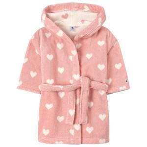 Kids - Petit Bateau Pink Heart Print Bathrobe 6-8 years - Nightwear - 6-8 years - Pink
