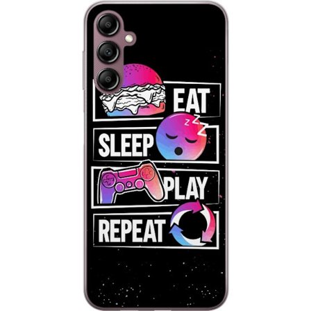 Kompatibelt Mobildeksel til Samsung Samsung Galaxy A14 5G Spis Sove Leik Gjenta