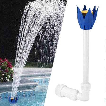 Fontæne til swimmingpool over jorden, udendørs damvandfald, udendørs pooltilbehør, poolfontæne-kaskade, tilbehør til swimmingpool over jorden