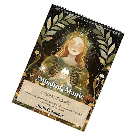 Bæredygtig Papir 2026 Mindfulness Planner Kunstdekoration Til Hjem & Arbejde