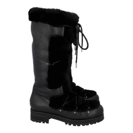 Jimmy Choo Pre-owned Pre-owned Läder stvlar svart, Dam Vintage Skor, Dam, Storlek: 40 EU