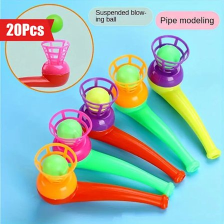 20 kpl Outoja Putkimaisia Uivia Puhallettavia Palloleluja - Uutuus- ja Huumorilelut Miniatyyrejä Juhliin, Hauskoja Lahjoja ja Palkintoja