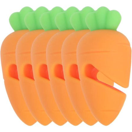 6 stk. Overløpsforhindrer Silikon Gryteklips Skjeholder Kjøkkenredskapsholder Carr