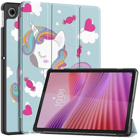 Fodral för Lenovo Tab TB311FU Pro, mönstrat tryck, läderställ, surfplatta - Häst