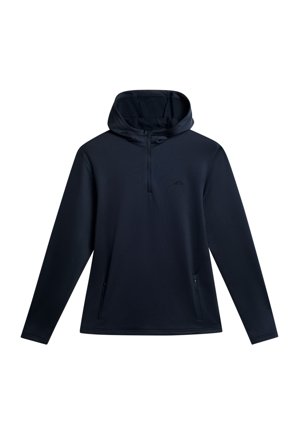 J.Lindeberg - Aerial Quarter Zip Hood - Golf - Blue - Men - L