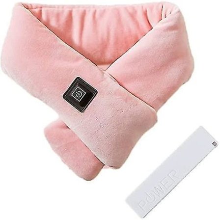 Heating Scarf Neck Heated Scarf Washable Adjustable Temp Rechargeable With Power Bank Usb Electric Heating Pad Winter Warm Soft Scarves For Men Women