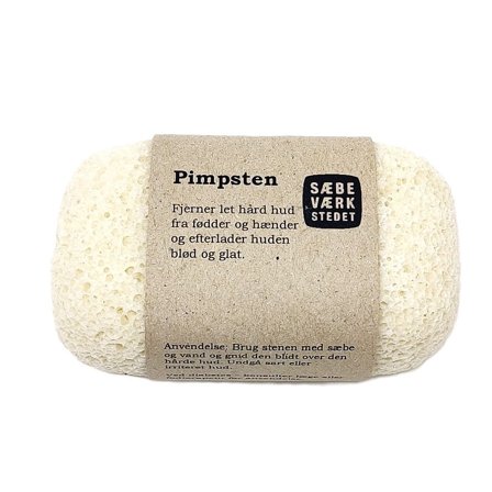 SÆBEVÆRKSTEDET Stor Pimpsten af Genbrugsmateriale Sandfarvet, Skincare, Fodpleje, Pimpsten