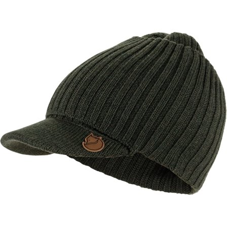 Fjällräven Men's Singi Balaclava Cap in Dark Olive, Wolle