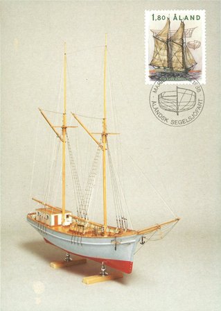 Åland 1988 - LAPE nr. A3 - Sejlskibe