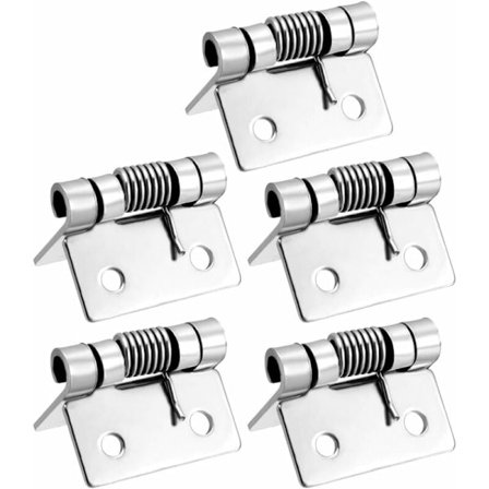 2,5 cm:n itseensulkeutuva jousi sarana harjattu ruostumaton teräs ovi kaappi DIY rautakauppa pieni laatikko 5 x ammattimainen pakkaus