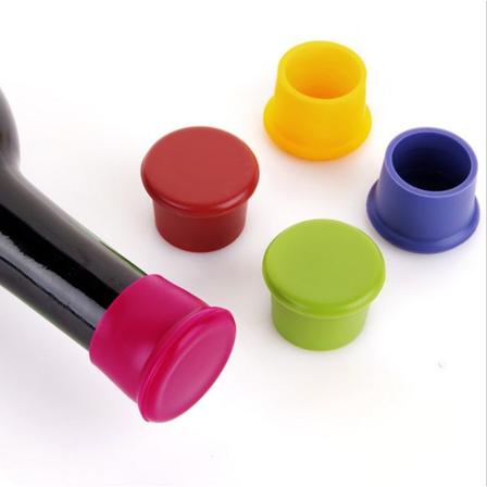 #stycken Silikon Vinkorkar Silikonkork Återanvändbar Silikonkork Vinförsegling Dryckeslock för Vin Öl Champagneflaskor#