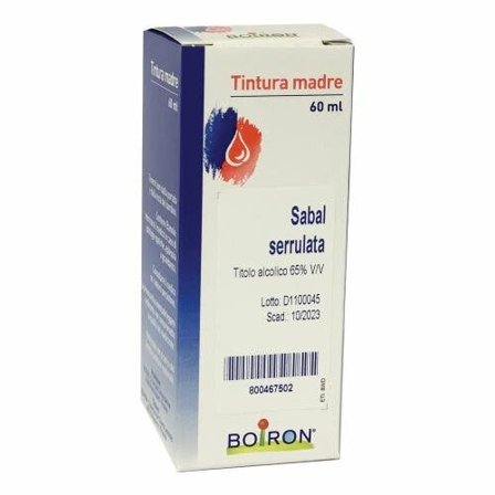 Boiron Sabal Serrulata 60ml Tintura Madre