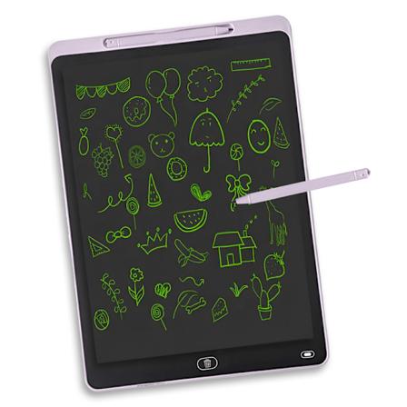 8,5-tommer LCD skrivetavle til børn 2-8 år – Perfekt til kreativitet og leg Lila