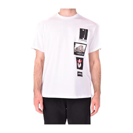 Neil Barrett, T-shirt Wit, Heren, Maat:M