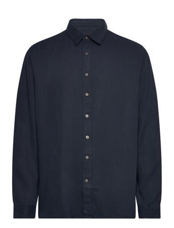 Slhregowen-Jobo Tencel Shirt Ls Skjorte Uformell Blå Selected Homme*Betinget Tilbud