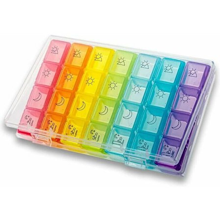 Viikoittainen pillerirasia - Viikoittainen pillerirasia - 7 päivittäistä pillerirasiaa - 28 kuukausittaista pillerirasiaa - 7 päivän lääkerasia - 