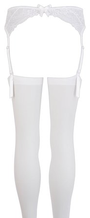 White Suspender Set - Mandy Mystery