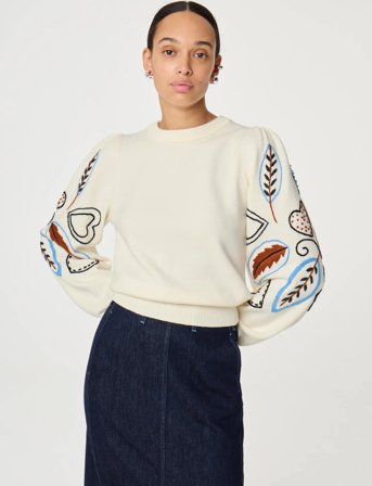 Fabienne Chapot Vesper Pullover - Cream - M
