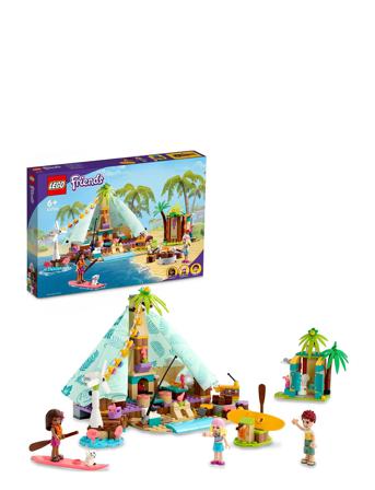 Beach Glamping Tent Camping Nature Set Toys LEGO Toys LEGO Friends Multi/mønstret LEGO