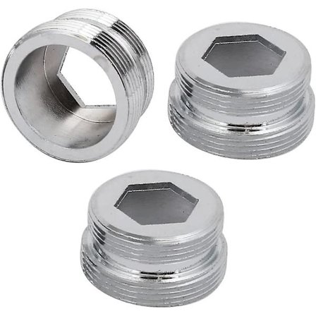 3 stk. M24x5mm til M22x5mm Han-gevind Vandhane Adapter