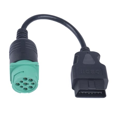 OBD1 till OBD2-kabel J1939 9-stift hane till OBD2 16-stift hane lastbilskonverterare