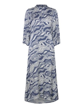 Floretbbclarenas Dress Blue Bruuns Bazaar