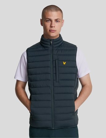 Lyle & Scott Sport Stretch Lightweight Quilted Gilet - Navy - XL
