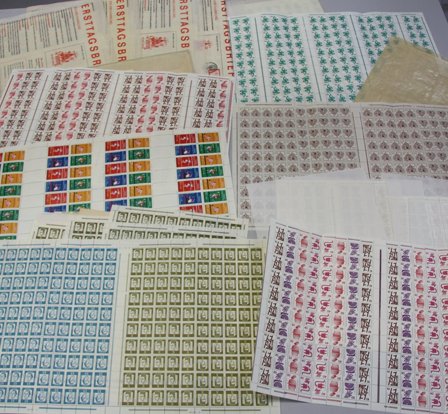 Tyskland - Flot samling af helark - Postfrisk