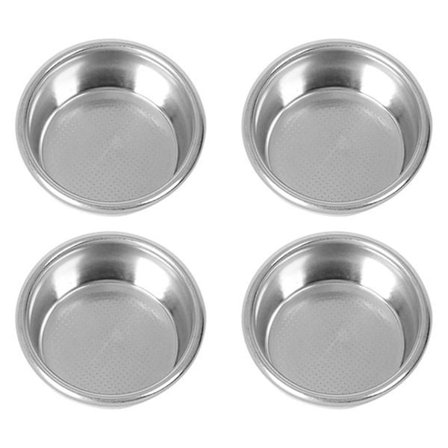 4-pakke 54mm Filterkurv for Sage 870/875/878/880 54mm Halvautomatisk Kaffemaskin Bunnløs Han