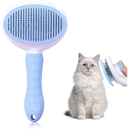 Lang Håret Kattebørste, Kattebørste, Kattebørste, Fjerner Løst Underull