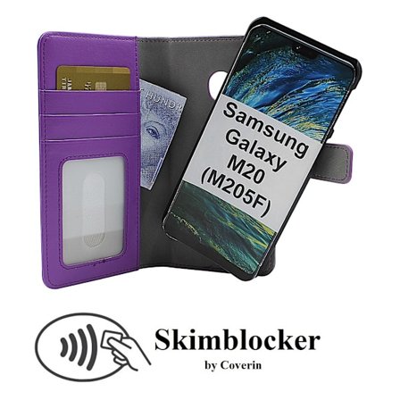 Skimblocker Magnet Wallet Samsung Galaxy M20 (M205F)