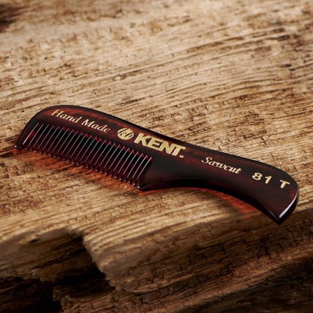 Peine para el bigote carey para hombres - Peines para barba