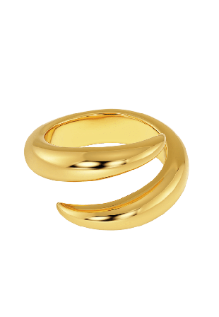 Edblad Spire Ring Gold Smycken & klockor Dam Guld L 18,5 mm