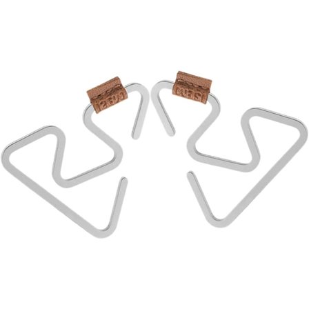 2 st rostfria krokar utomhus reseklättring väska klättring