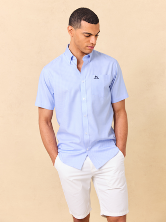 Jean Paul - Kleve skjorte - Classic fit - Herre - Blå - Skjorter - XXL