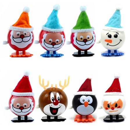 Joulun vedettävä kävelevä Joulupukki-lelu, kompakti, söpö, juhlava koriste lasten leikkiaikaan [HK]