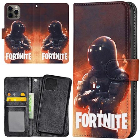 iPhone 12 Pro Max - Plånboksfodral/Skal Fortnite