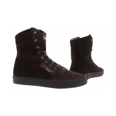 Calvin Klein High Top Sneakers , Bruin , Heren , Maat: 41 EU