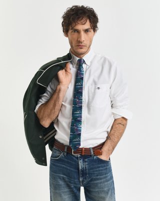 GANT - Oxfordskjorte i regular fit til herre white