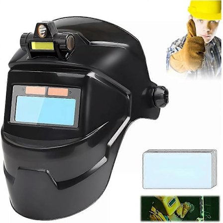 Automatisk mørklægnings svejsehjelm, letvægtsmaske, 2024 slibesvejsemaske (Variabel lysmaske, klassisk)