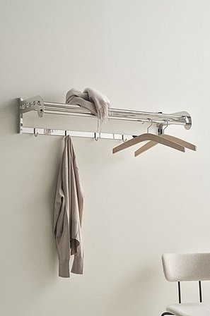 Jotex - Hatthylla Rostfritt - stål Krom ALBY - Köp Hatthyllor hos Jotex