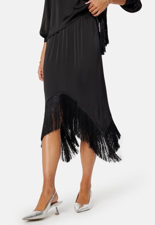 VILA Ojana High Waist Skirt Black Tøj