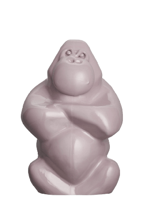 Kosta Boda Skulptur My Wide Life Dekoration Rosa H: 30.5cm