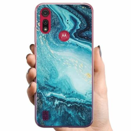 Motorola Moto E6s (2020) Tpu Mobilskal Marmor Marble