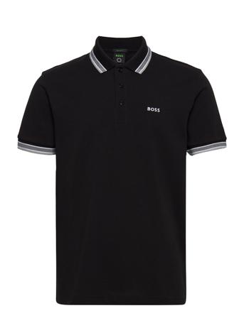Paddy Polos Short-sleeved Svart BOSS