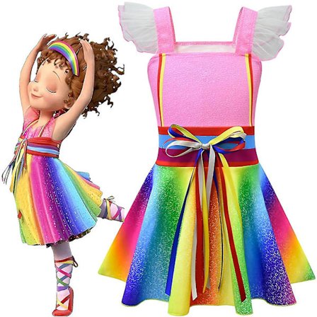 Regnbue Sving Kids Piger Fancy Up Kostume