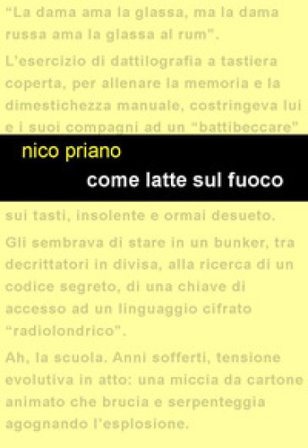 Come latte sul fuoco Nico Priano