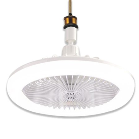 E27 Head Fläkt Ljus För tak Lågt buller Airs Kylfläkt För Studierum Användning