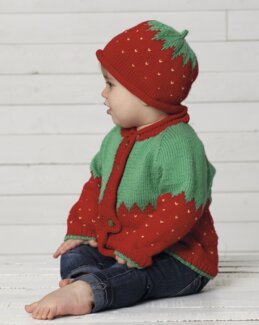 Strikkeoppskrift Kofte og lue - Svarta Fåret