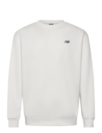 New Balance Linear Graphic Fleece Crew - Cream - L